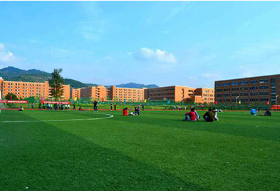 運動足球場一角