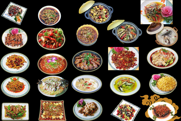 學(xué)生們制作出的各式菜肴