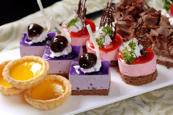 學(xué)生們做出的點心