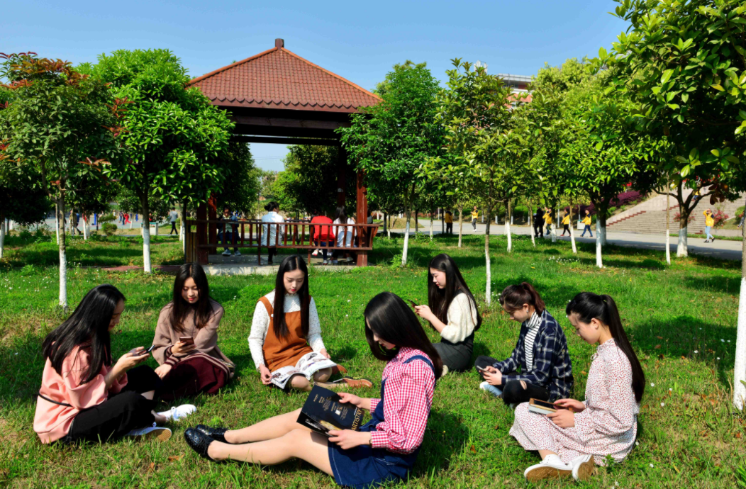 成都汽車職業(yè)技術(shù)學(xué)校校園一角